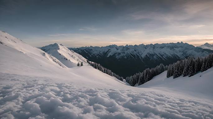 巍峨的喜马拉雅雪山圣山