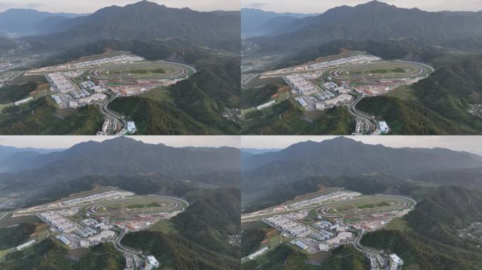 香港马会从化马场航拍从化马场大景高空视角