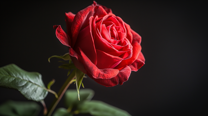 玫瑰花开浪漫唯美延时素材