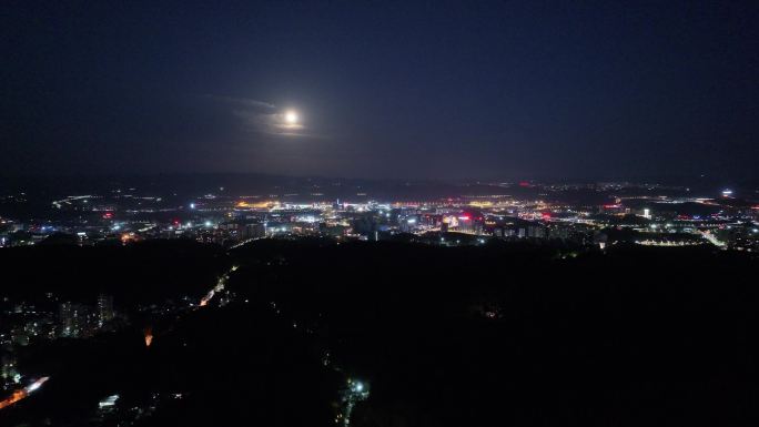 贵阳机场夜景 龙洞堡机场