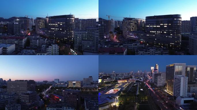 济南齐鲁医院夜景