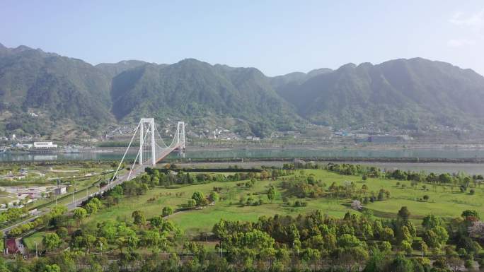 西陵长江大桥（4K灰片素材）