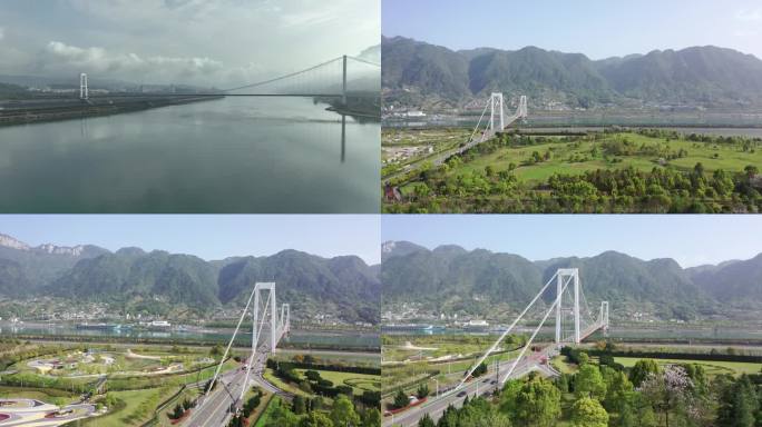 西陵长江大桥（4K灰片素材）