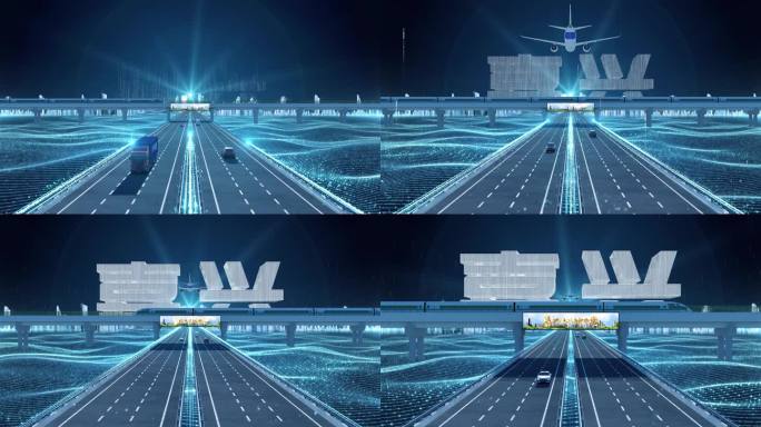 【嘉兴】科技光线城市交通数字化