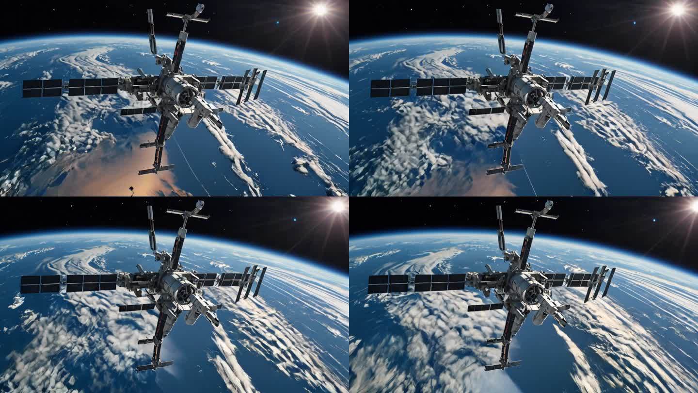空间站宇宙中国空间站问天天宫航天航空地球