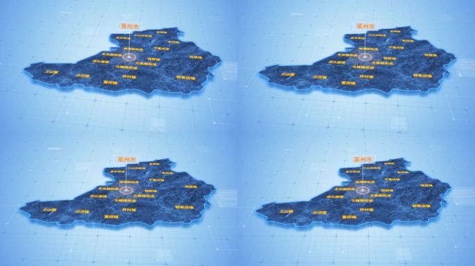莱州市蓝色三维科技区位地图