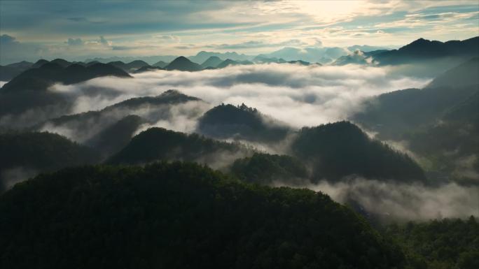 壮美山川日出云海