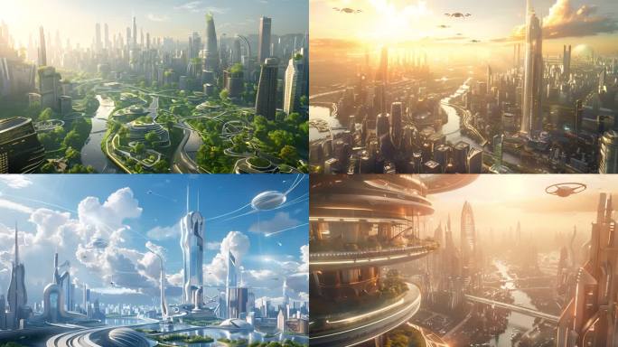 宇宙城市 未来世界 人工智能 硬科幻