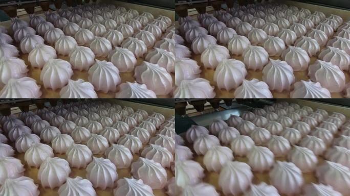 棉花糖的生产。