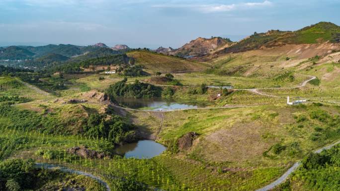 永州零陵矿区矿坑复原生态恢复