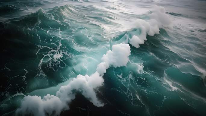 海洋巨浪乘风破浪