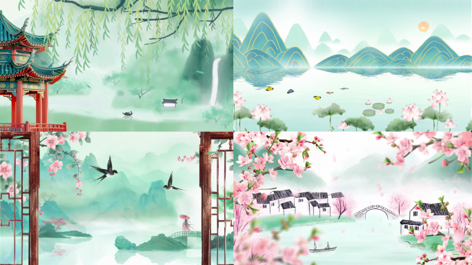 《上春山》舞台视频素材