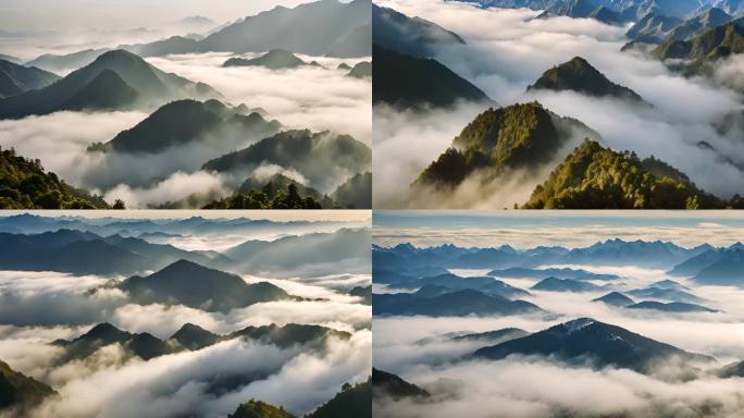 合集大山峰山脉片头宣传