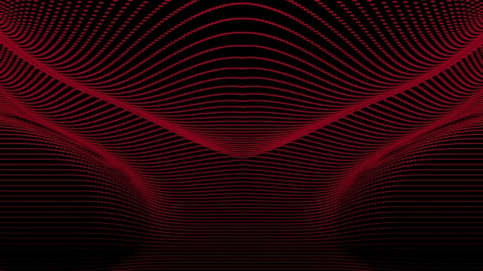 【4K时尚背景】玫红线条虚拟曲线暗光科技