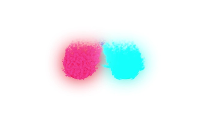 多彩粒子logo动画