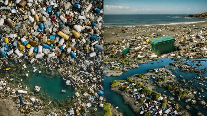合集海洋垃圾污染