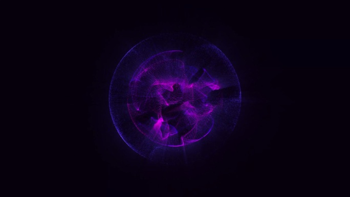 神奇的紫色能量圈。