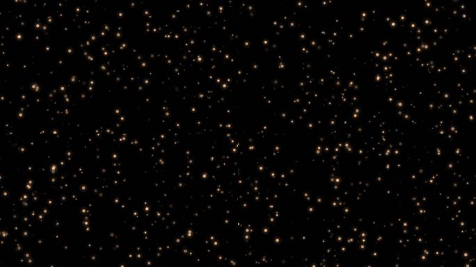 星星 点点元素 粒子 闪烁 上升背景
