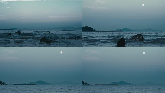 大海与月亮--海上升明月