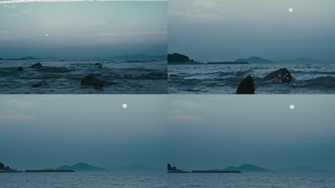 大海与月亮--海上升明月