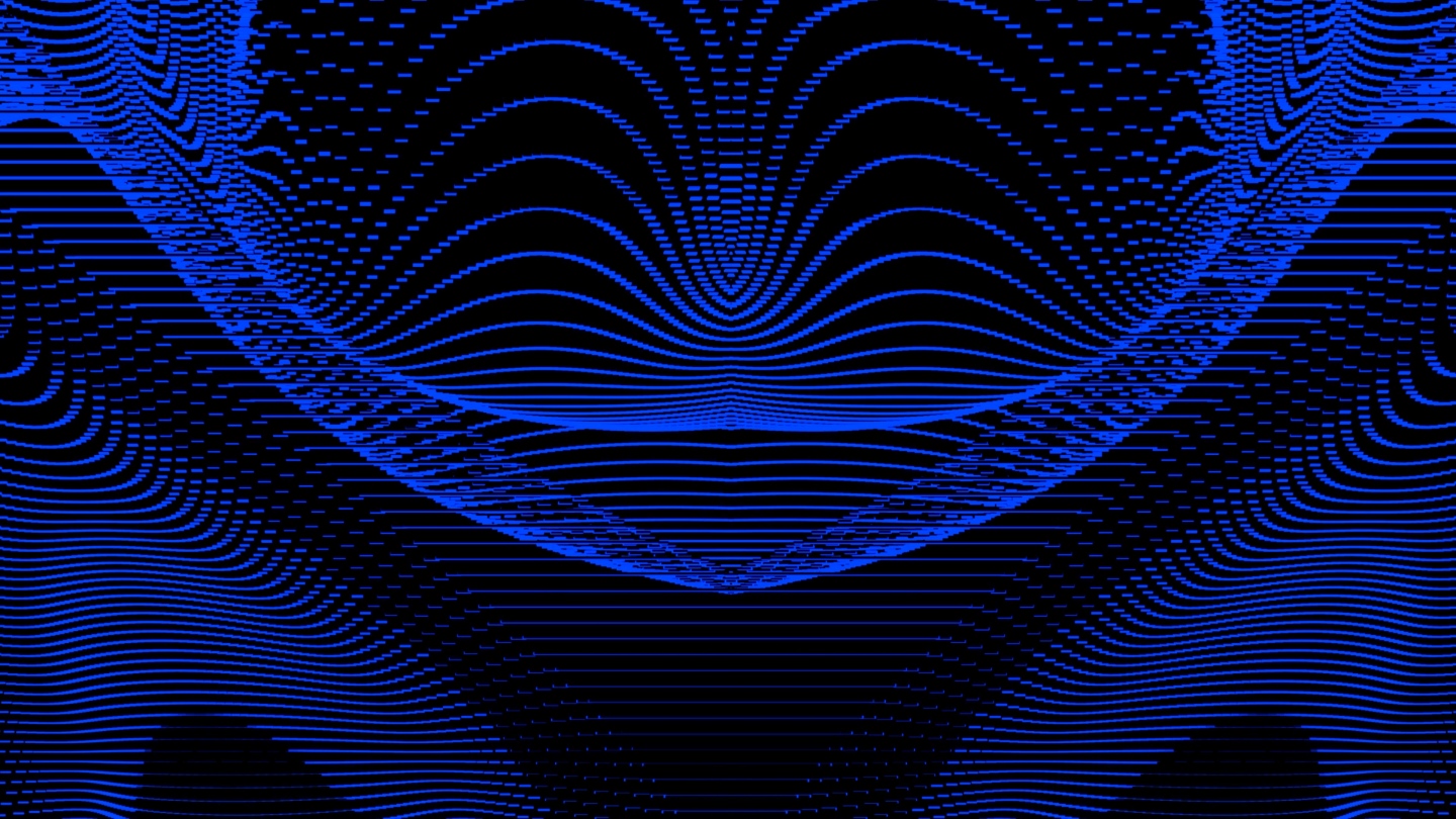 【4K时尚背景】发光粒子虚拟曲线暗光科技