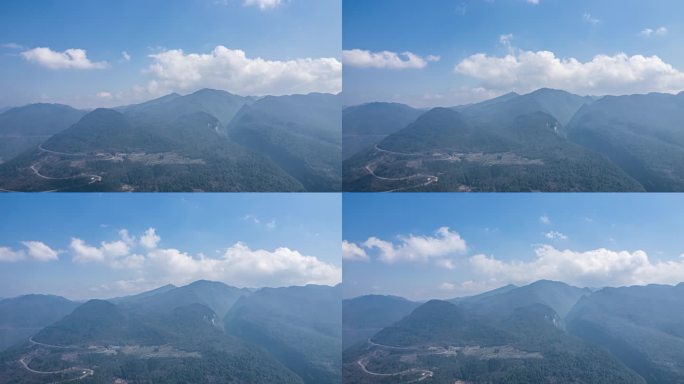 8K重庆武陵山大峡谷景区地质地貌全景航拍