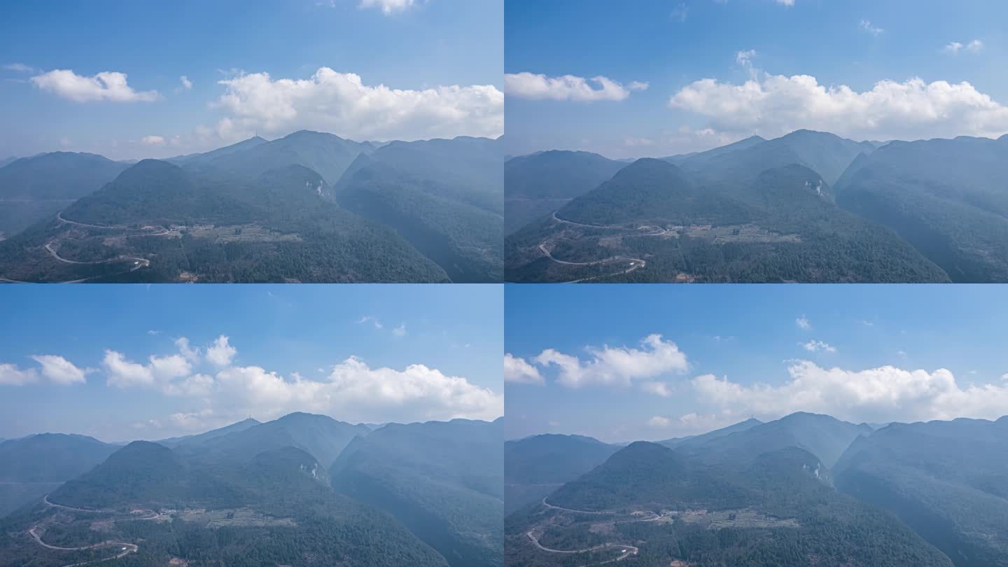 8K重庆武陵山大峡谷景区地质地貌全景航拍