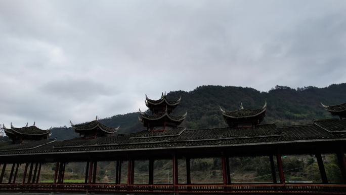 苗寨风雨桥