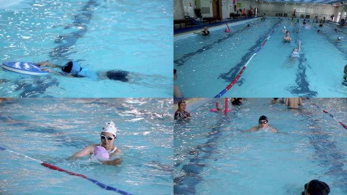 游泳，儿童游泳训练，游泳课，泳池，健身