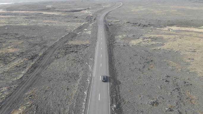 冰岛跟车航拍 苔原地貌绝美风景