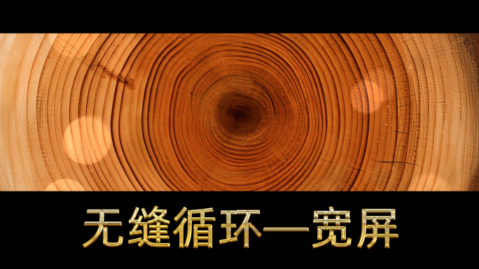 树木木桩怀旧年轮循环背景视频素材宽屏背景