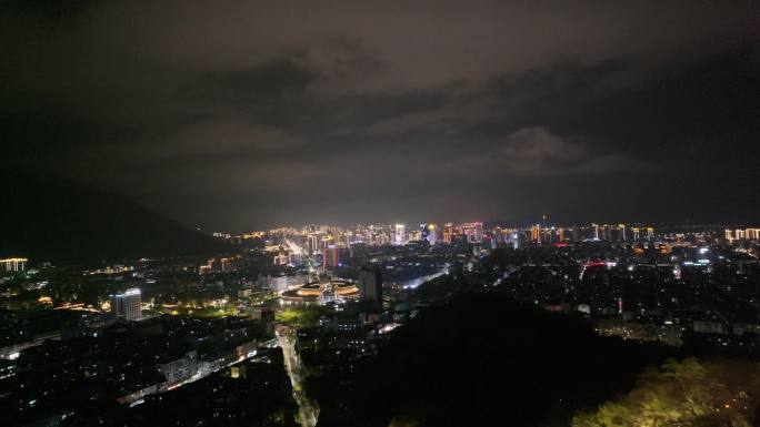 台州临海夜景航拍
