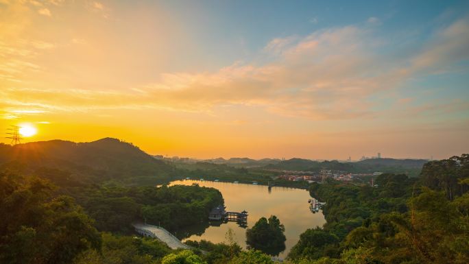 63-南城延时-水濂山红云落日