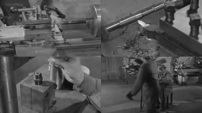 60年代的兵工厂改造老旧武器影像