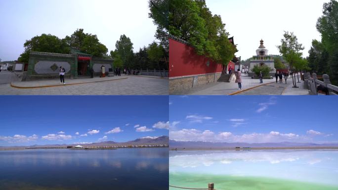 青海湖茶卡盐湖盐湖天空之镜 西藏大昭寺