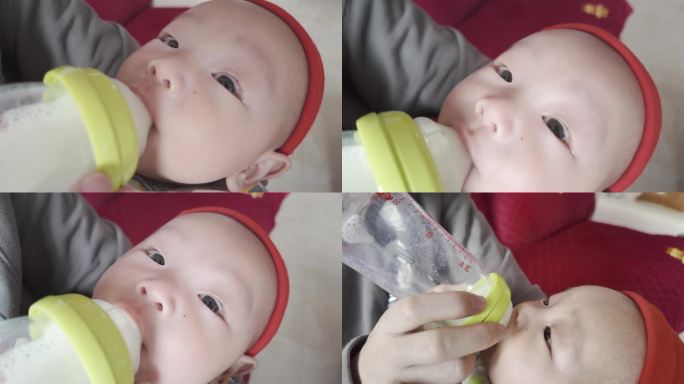 婴儿喝奶