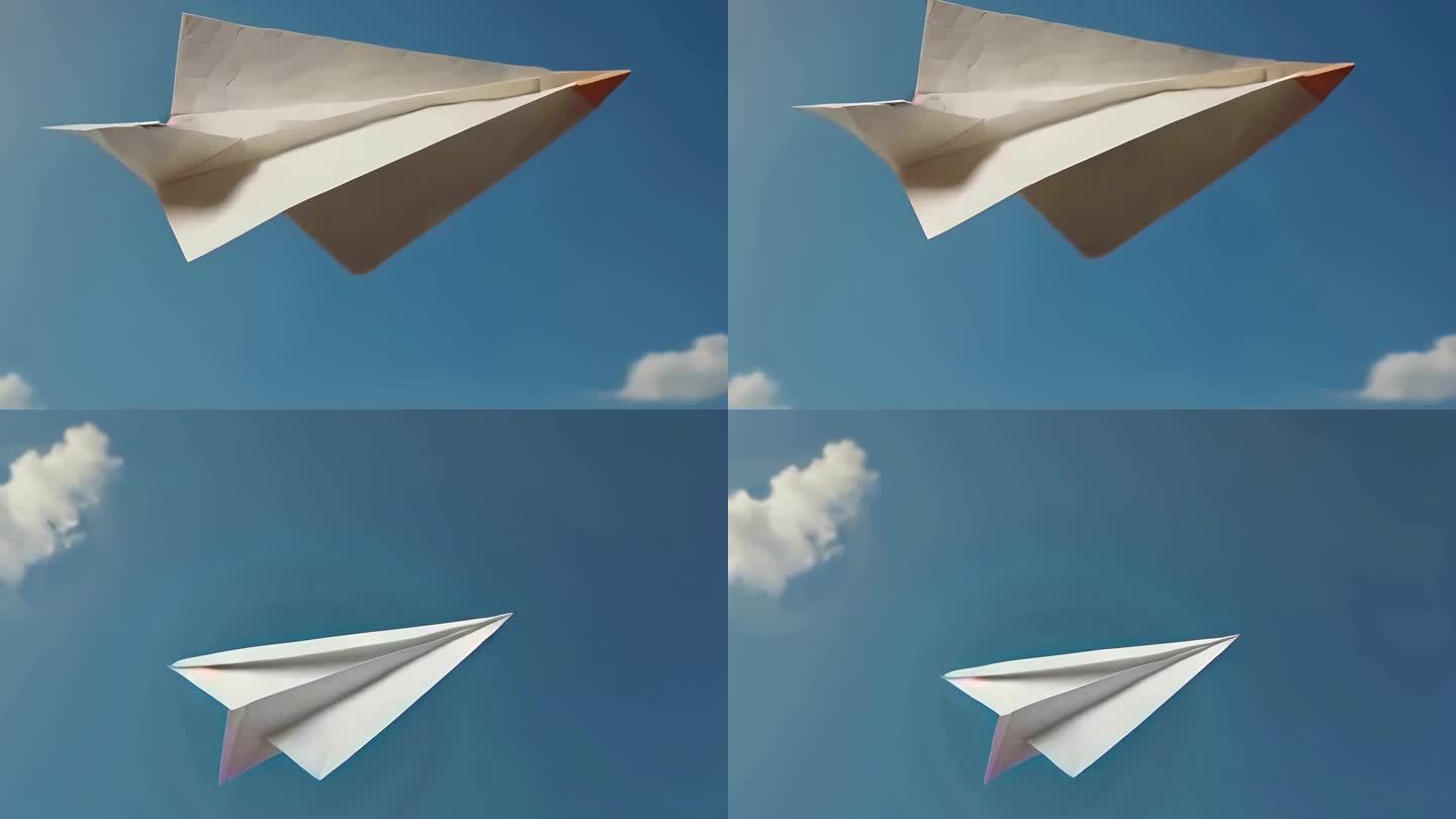 童年的纸飞机 放飞梦想