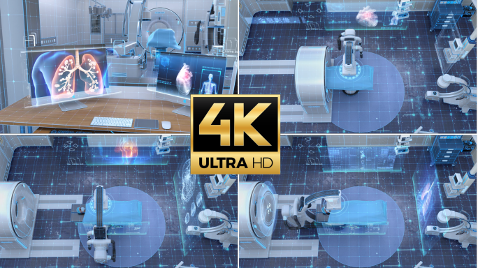 C4D 数字化科技医疗设备 核磁共振