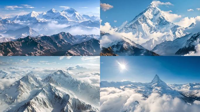 极致震撼雪山高山