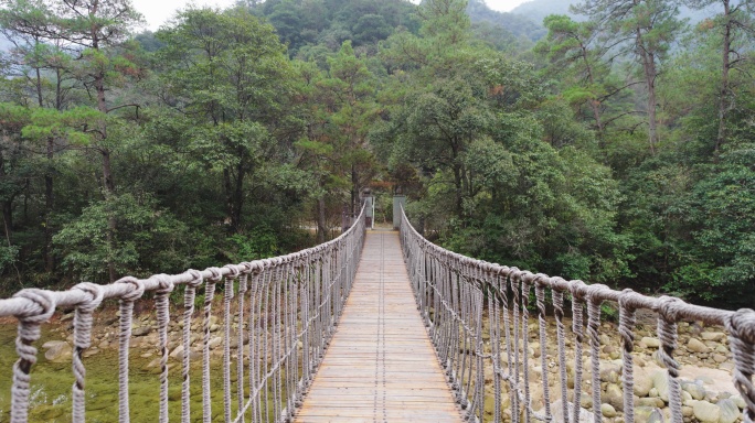 江西德兴-大茅山 吊索桥  马溪