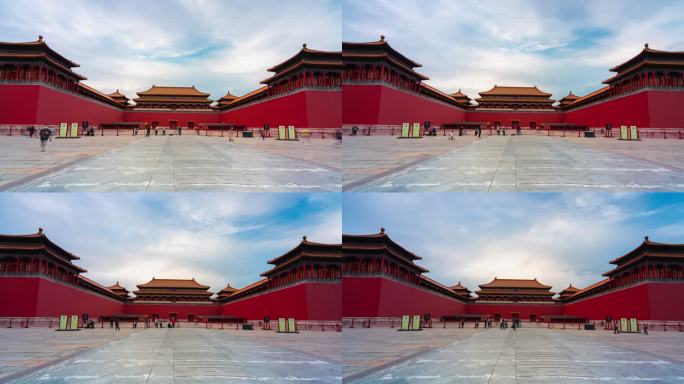 北京故宫博物院午门广场文化瑰宝延时