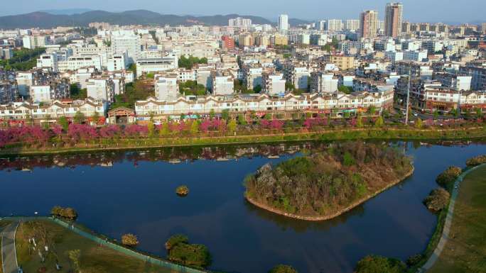 楚雄城市航拍