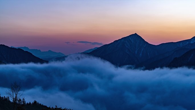 川西 日出 云海 星空 晚霞