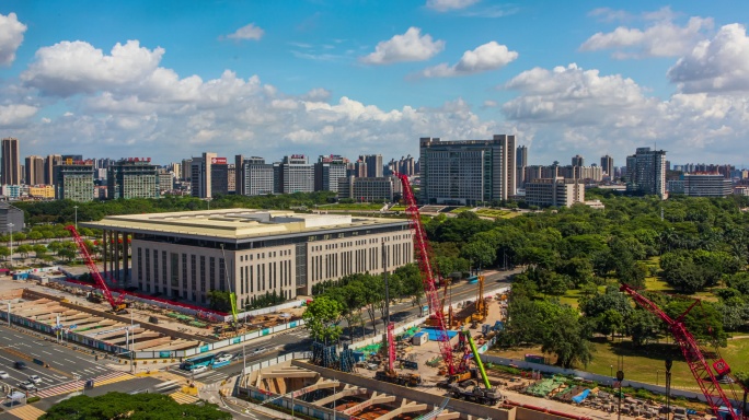 120-道路交通延时-中心广场地铁工地