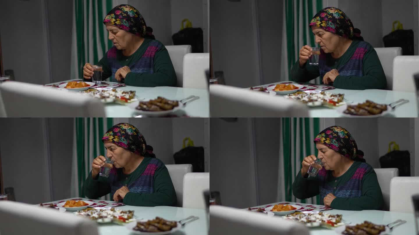 土耳其，斋月期间的开斋餐，妇女开斋