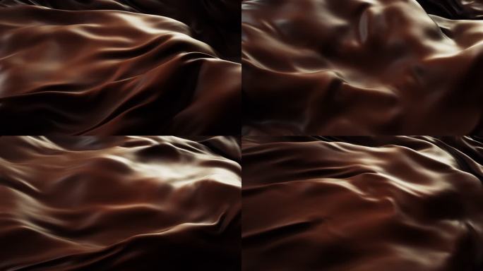丝滑巧克力色布料