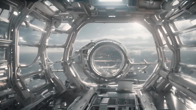 未来科幻城堡引擎视频