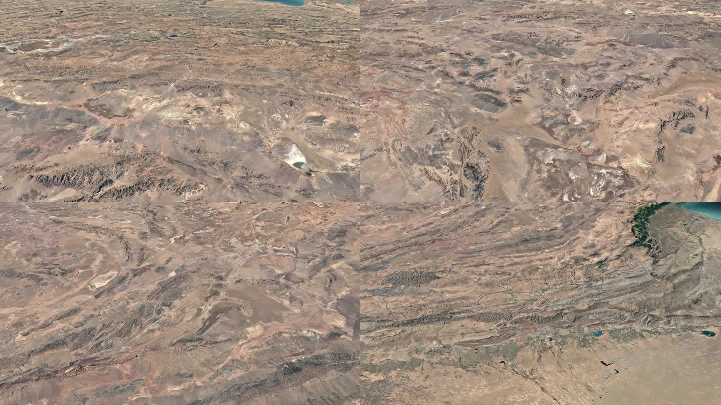 地球山川高原地形地貌拍摄