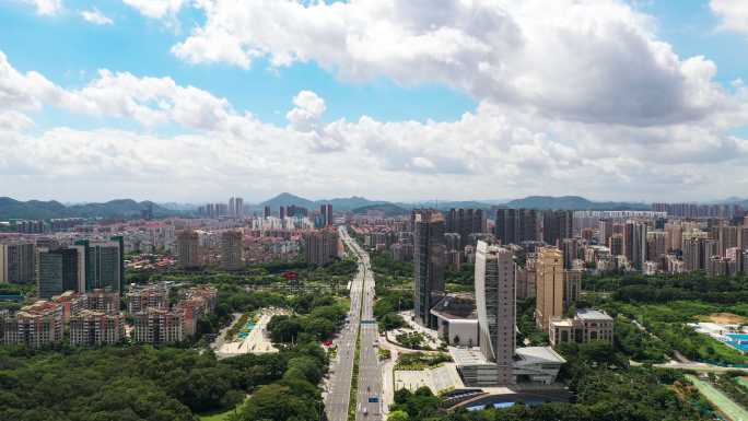 79-道路交通延时-南城三元路航拍