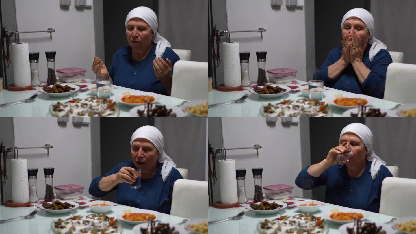 土耳其，斋月期间的开斋餐，妇女开斋